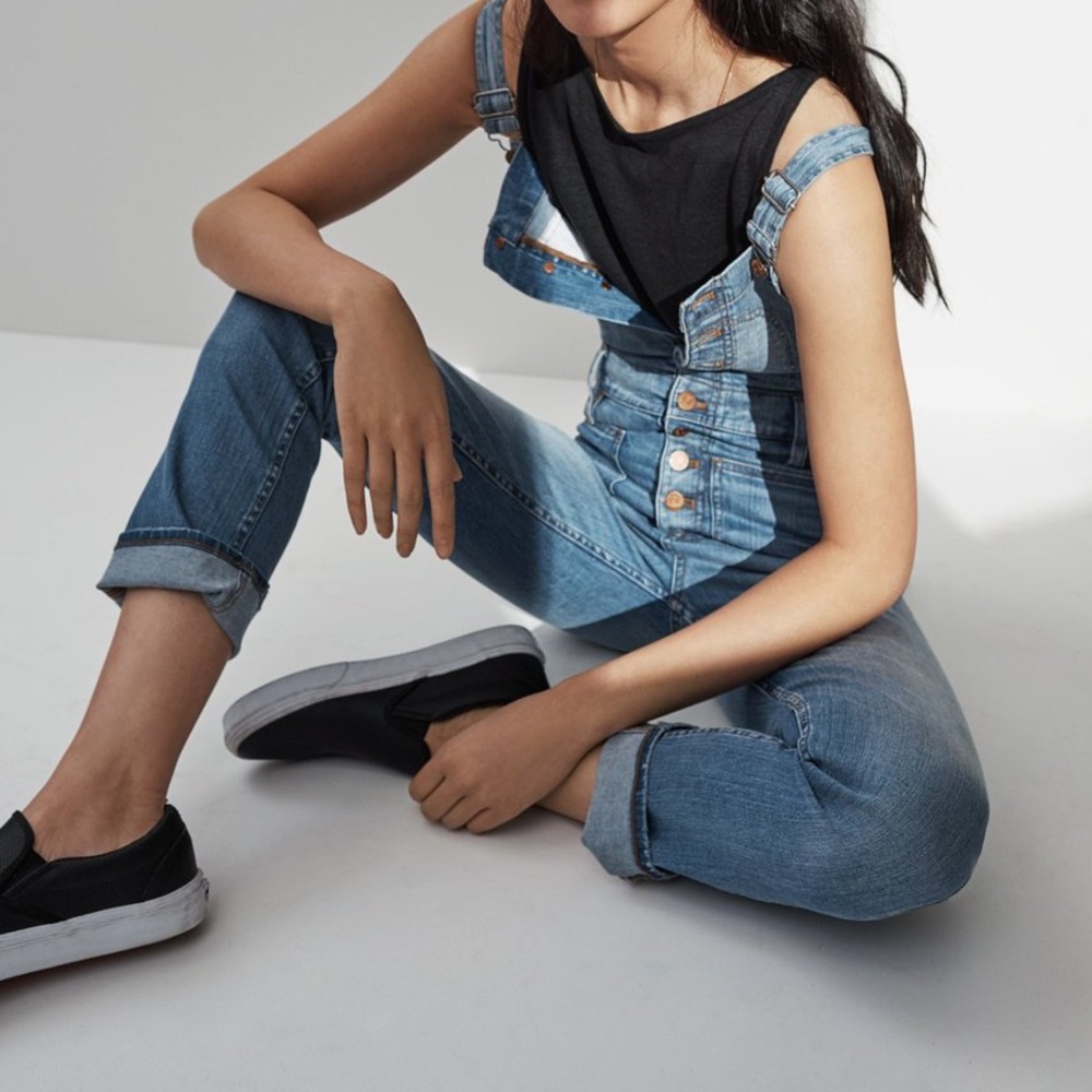 Madewell Bayfront Crop Overalls